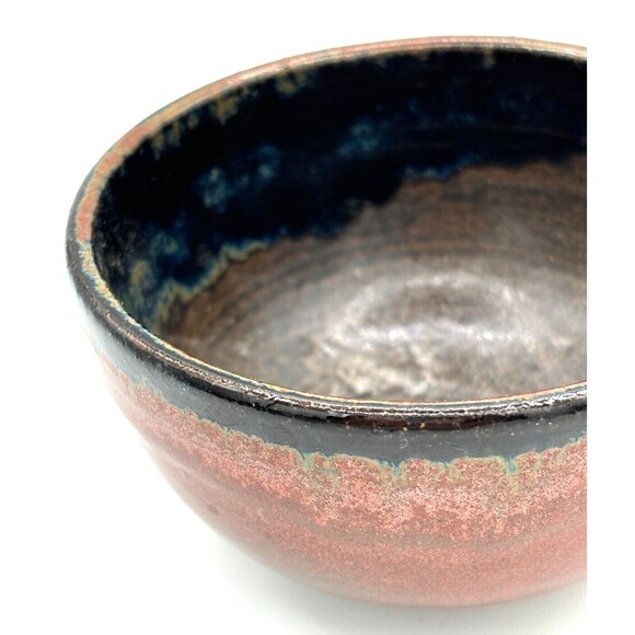 Firewood Kiln Glaze‎ Stoneware Snack Bowls Set of 3 Wheel Thrown Studio Art - Picture 7 of 16